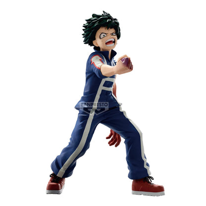 Bandai Banpresto My Hero Academia The Amazing Heroes Izuku Midoriya (Sports Festival Ver.) 6.7-Inch Figure - View 4