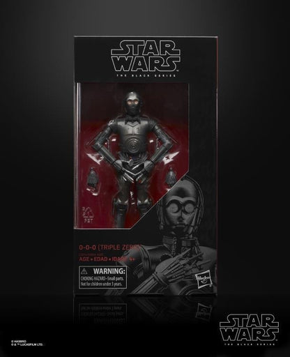 Hasbro Star Wars: The Black Series 6-Inch 0-0-0 Triple Zero Plastic Action Figure - View 8