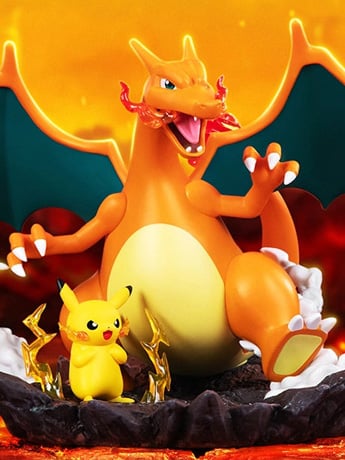 Funism Pokemon Partner Series Charizard and Pikachu 5.47-Inch Figure