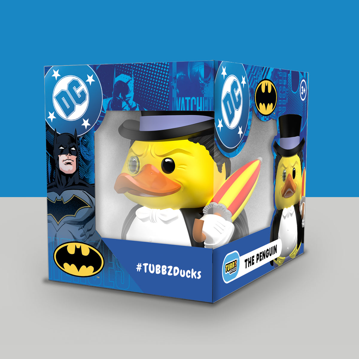 Numskull TUBBZ DC Comics Penguin Cosplaying Duck Figure (Boxed Edition) - View 9