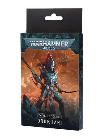 Games Workshop Warhammer 40,000: Drukhari Datasheet Cards