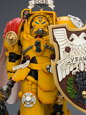 JoyToy Warhammer 40,000 Imperial Fists Darnath Lysander 1/18 Scale Plastic Action Figure 5.6-Inch