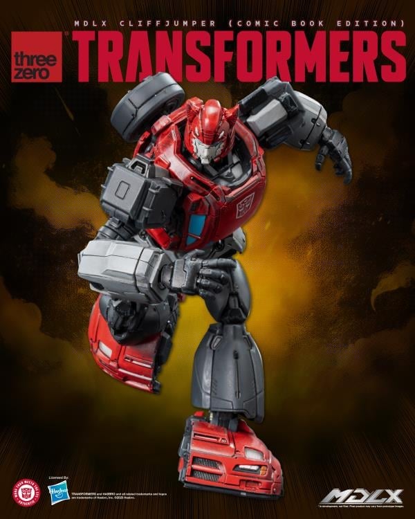 threezero Transformers MDLX Articulated Figure Series Cliffjumper (Comic Book Edition) 5-Inch Figure - View 4
