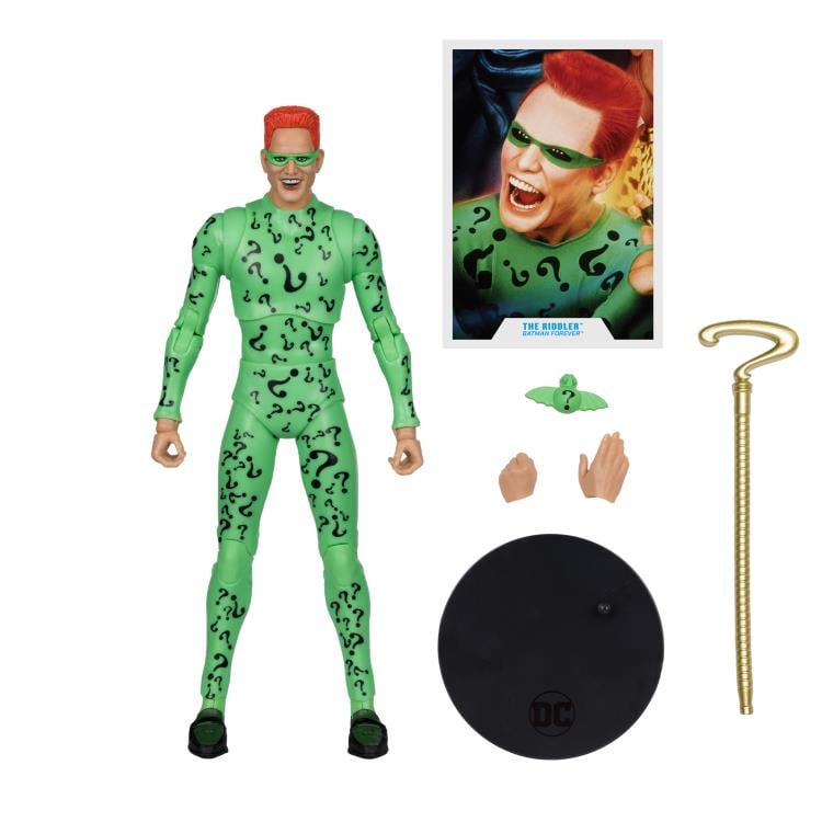 McFarlane Toys DC Multiverse Batman Forever The Riddler Action Figure (Collect to Build: Nightmare Bat) - View 13