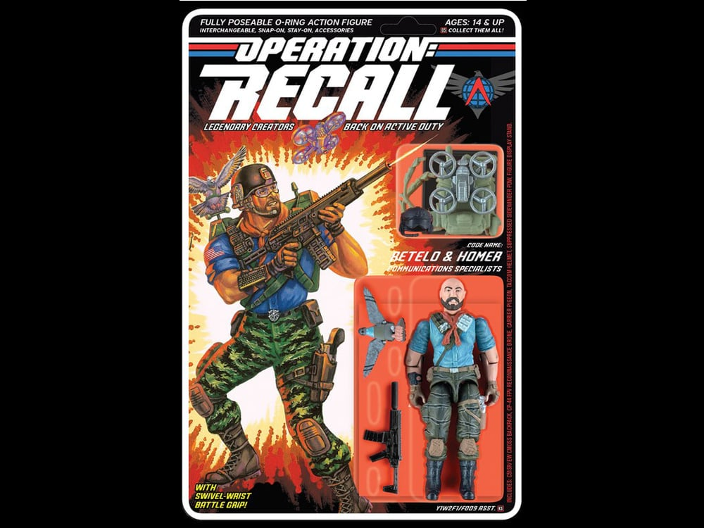 Locomotion Media Group Operation: Recall Wave 2 Retelo & Homer 3.75-Inch Action Figure Set - View 2