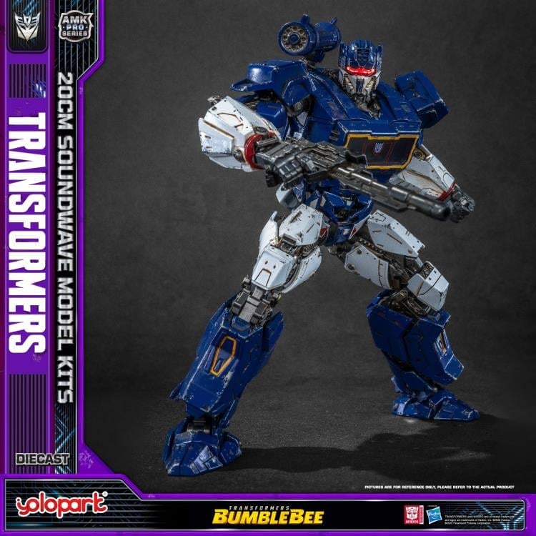 Yolopark Transformers: Bumblebee AMK Pro Soundwave 7.9-Inch Model Kit with Ravage - View 13