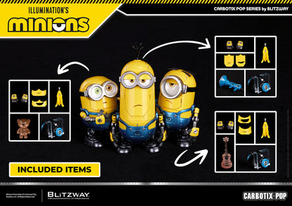 Blitzway Minions Carbotix Pop Stuart 4.5-Inch Action Figure - View 13