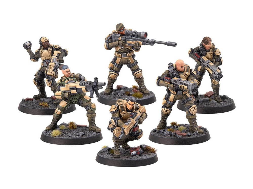 Modiphius Entertainment XCOM: The Miniatures Game Operatives 1 Plastic Miniatures Set - View 2