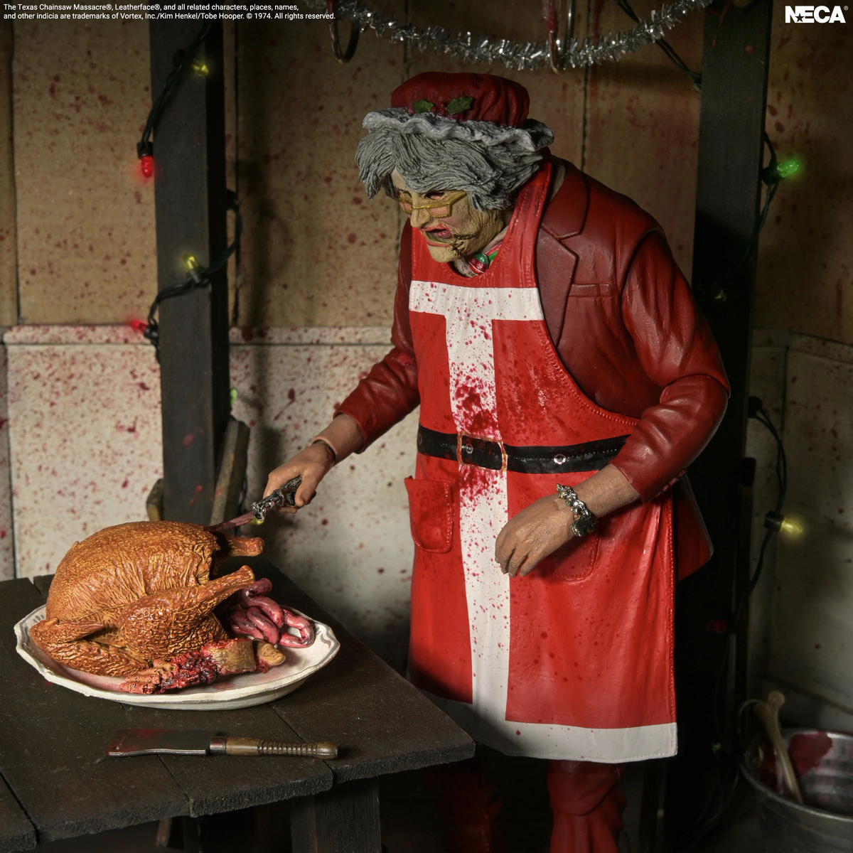 NECA The Texas Chainsaw Massacre Ultimate Santa Leatherface Action Figure - View 12