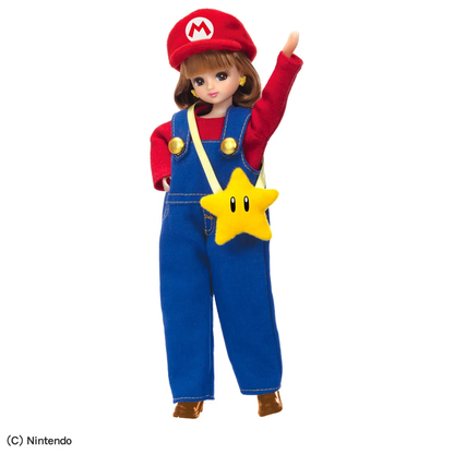 Takara Tomy Super Mario Licca Mario 9-Inch Fashion Doll - View 3