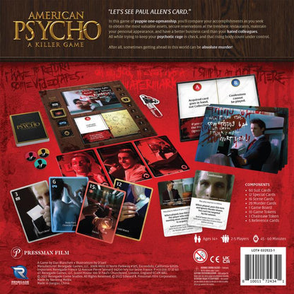 Renegade Game Studios American Psycho A Killer Game Patrick Bateman Board Game - View 4