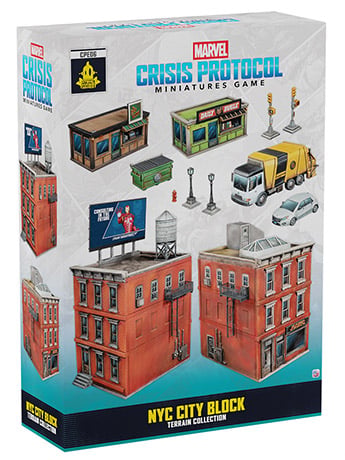 Atomic Mass Games Marvel Crisis Protocol NYC City Block Terrain Collection