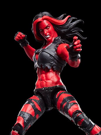 Hasbro Hulk Marvel Legends Red She-Hulk Action Figure