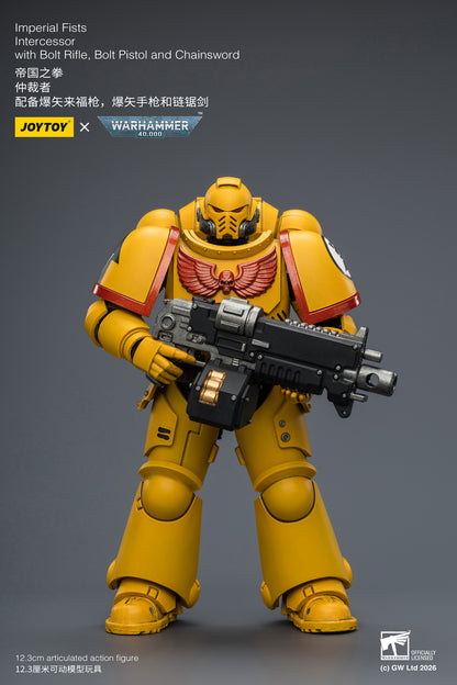 JoyToy Warhammer 40,000 Imperial Fists Intercessor 1/18 Scale Plastic Action Figure - View 5
