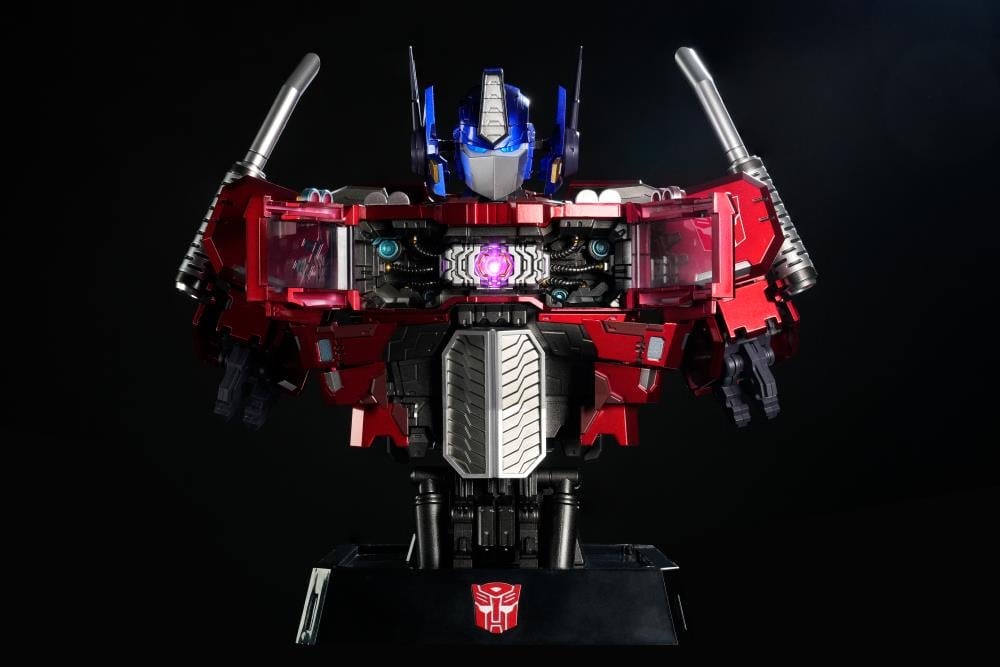 Unix Square Transformers Bust Generation Optimus Prime Mechanic Bust 6.3-Inch ABS Statue - View 14