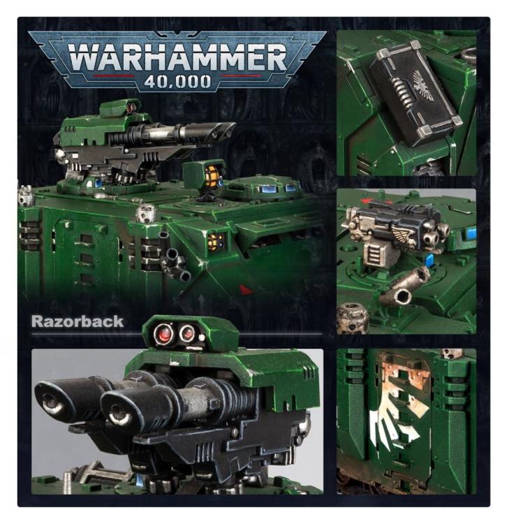Games Workshop Warhammer 40,000 Space Marines Razorback Plastic Miniature - View 7