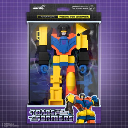 Super7 Transformers ReAction Devastator Retro Action Figure - View 7