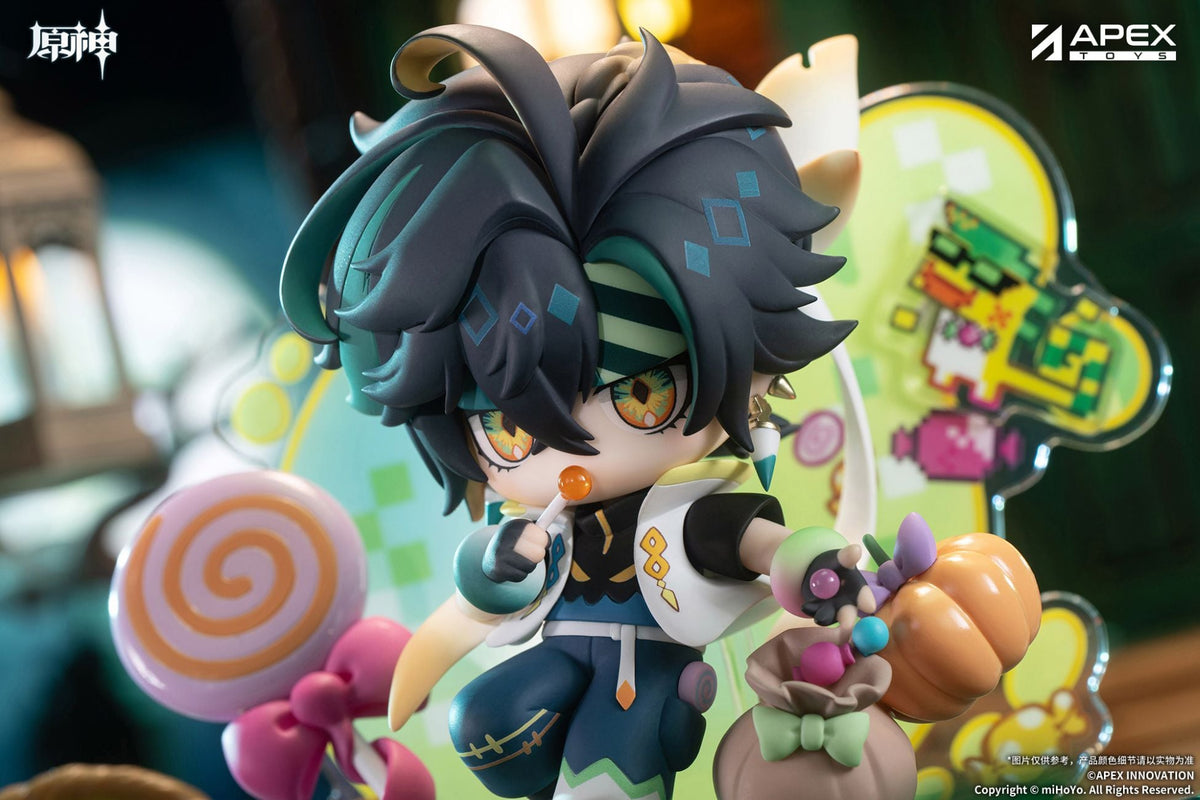 Apex Genshin Impact Twilight Whimsy Kinich Chibi Figure (With Bonus) 4-Inch - View 6