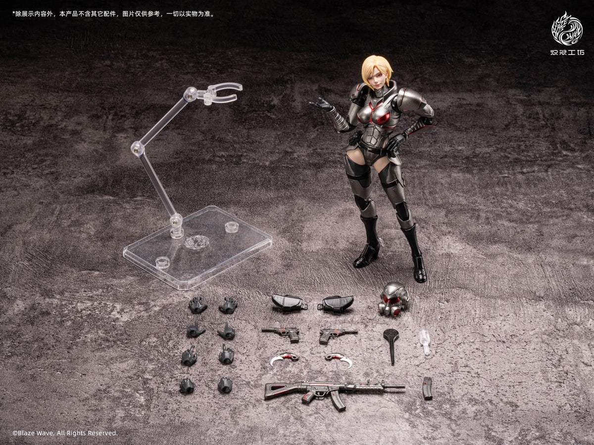 Blazing Wave Studio Valkyrie Brunhilde 1/12 Scale Action Figure 6.5-Inch - View 18
