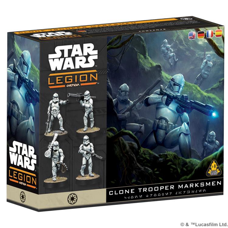Atomic Mass Games Star Wars: Legion Clone Trooper Marksmen Expansion Miniatures for the Legion Game - View 5