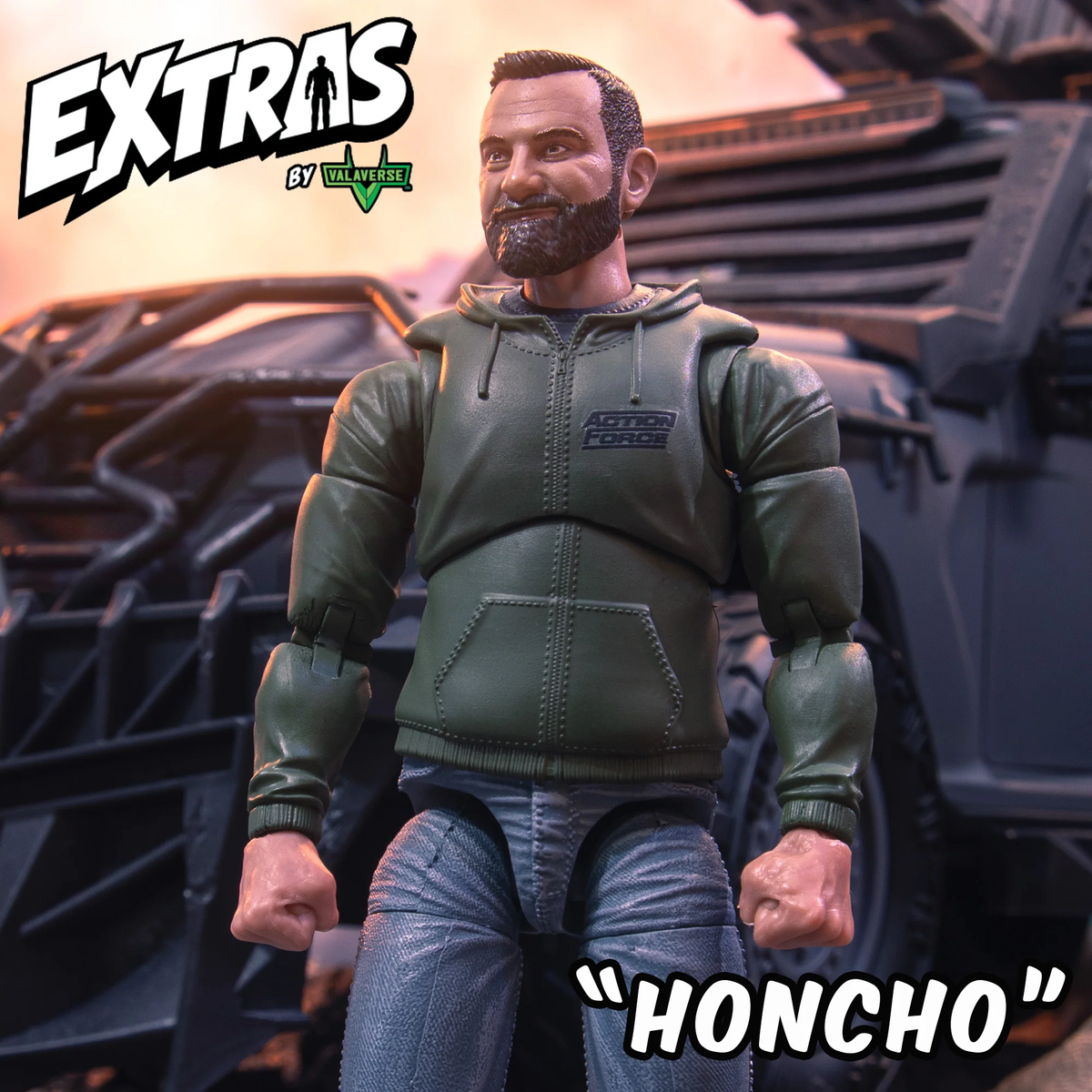 Valaverse Extras Honcho 1/12 Scale Plastic Action Figure - View 4