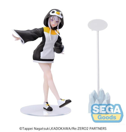 Sega Re:Zero Starting Life in Another World Luminasta Emilia (Kotoriasobi Ver.) Figure, 7.9-Inch - View 8