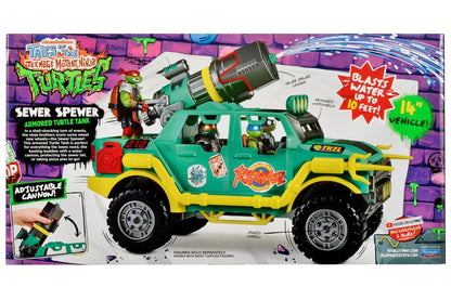 Playmates Tales of the Teenage Mutant Ninja Turtles Sewer Spewer Armored Turtle Tank, 14-Inch - View 11