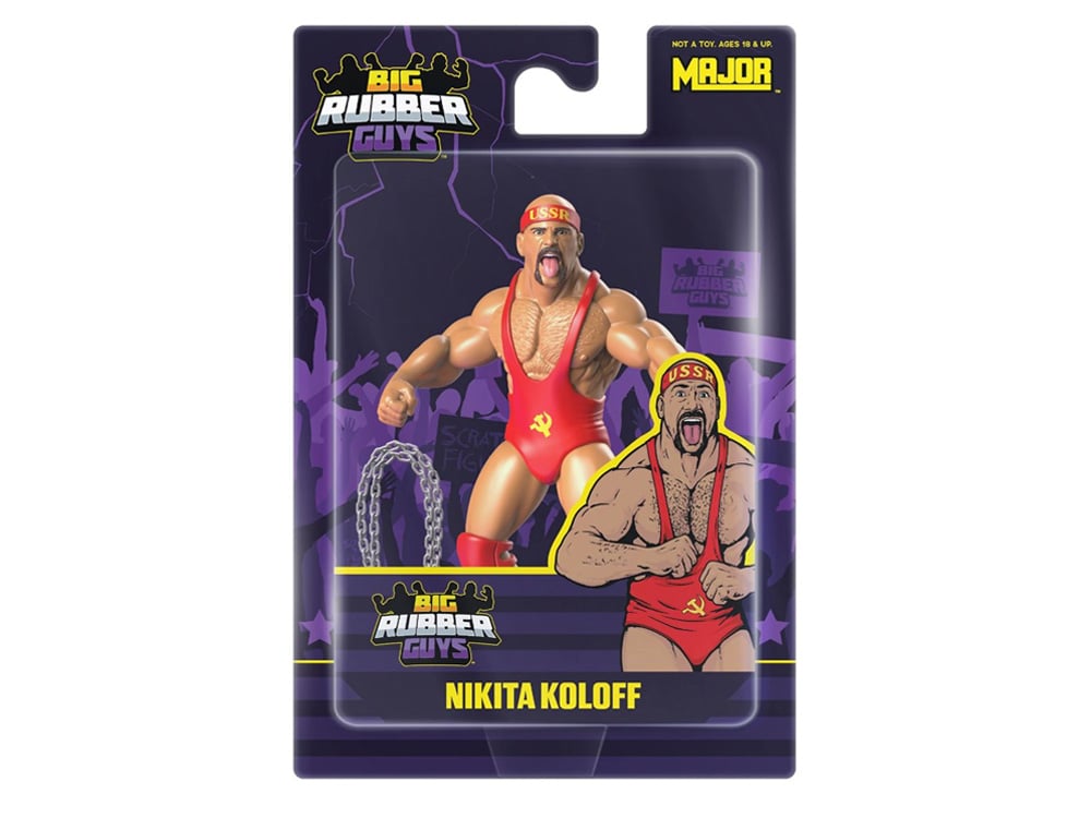 Major Big Rubber Guys Nikita Koloff 8-Inch Wrestling Figure - View 2