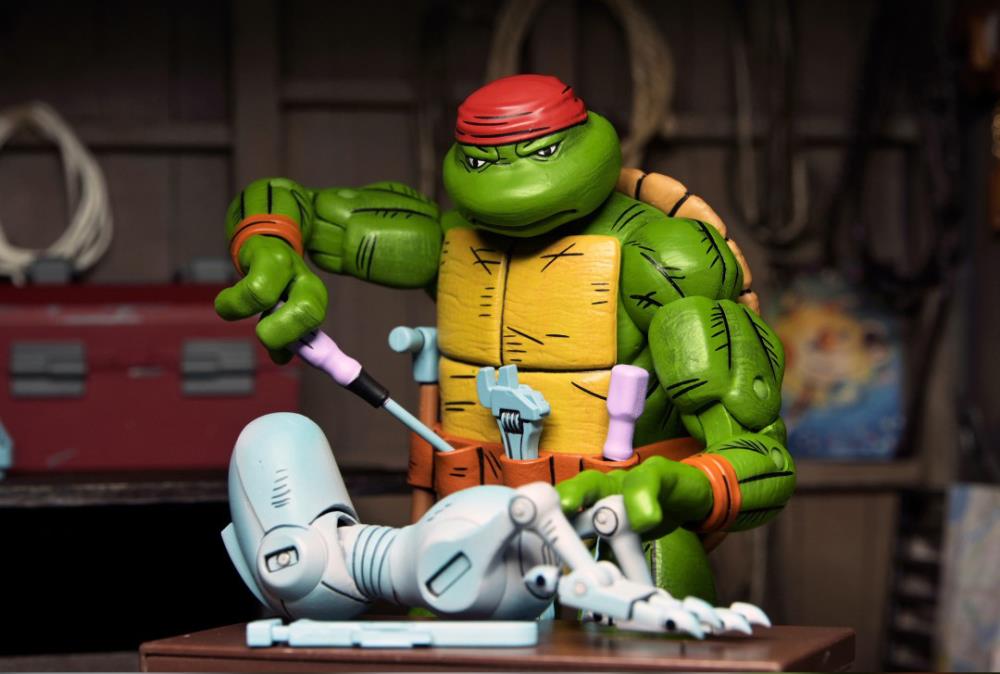NECA Teenage Mutant Ninja Turtles Handyman Donatello (Mirage Comics) Plastic Action Figure - View 11