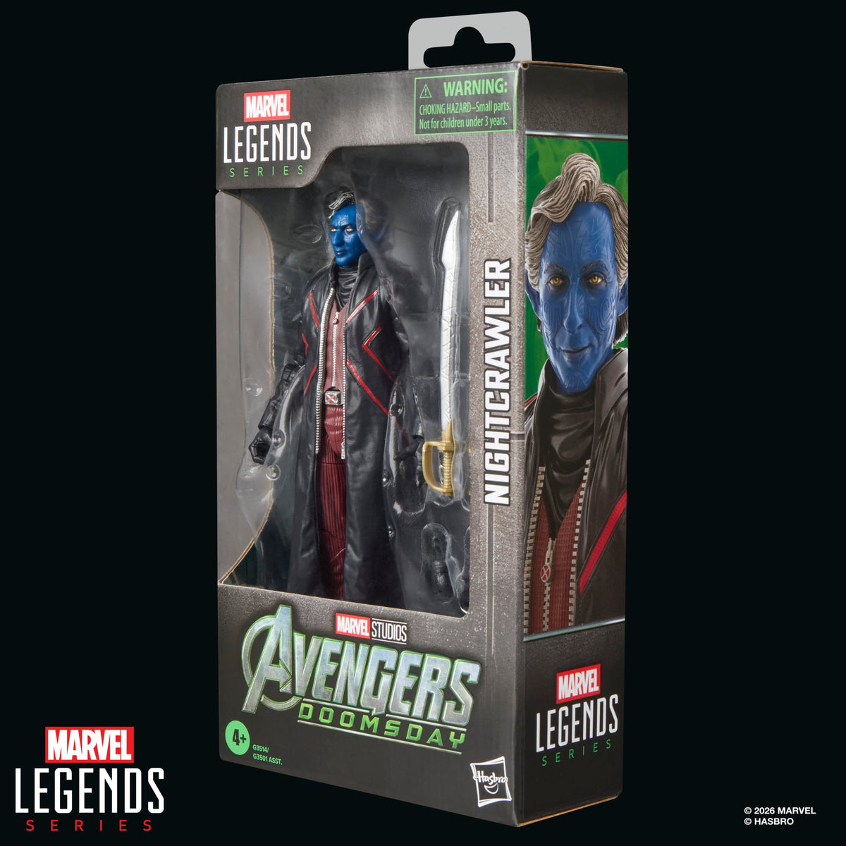 Hasbro Marvel Legends Avengers: Doomsday Nightcrawler Action Figure - View 10