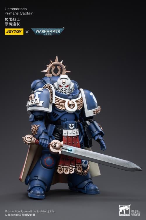 JoyToy Warhammer 40K Ultramarines Primaris Captain 1/18 Scale Action Figure - View 5