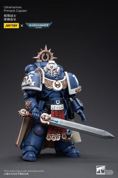 JoyToy Warhammer 40K Ultramarines Primaris Captain 1/18 Scale Action Figure - View 5
