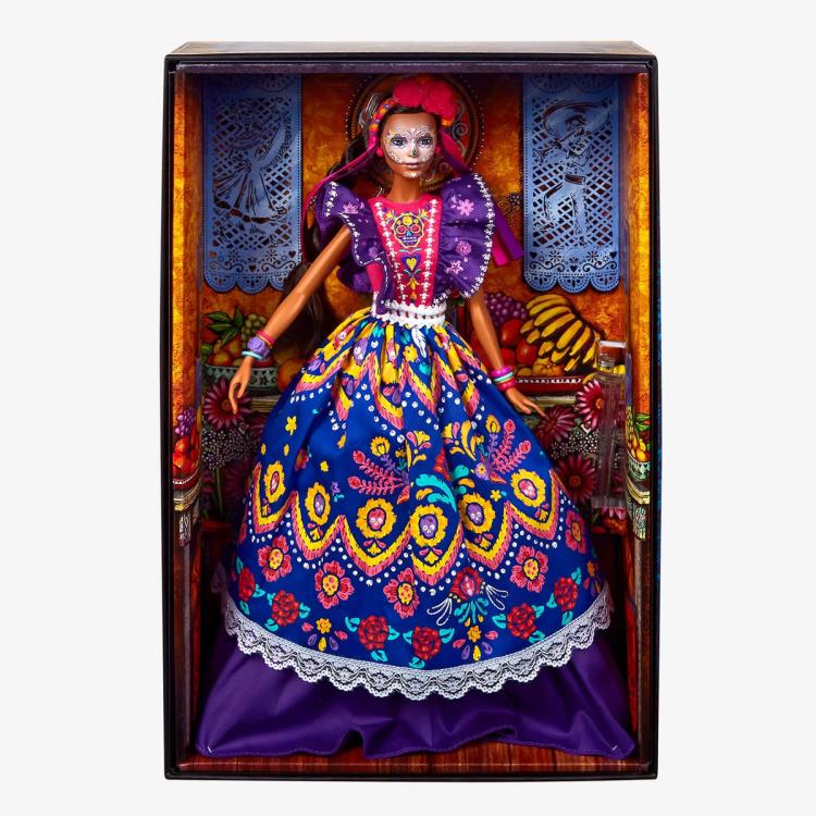 Mattel Barbie Signature Dia De Muertos (2022) Black Label Doll - View 13
