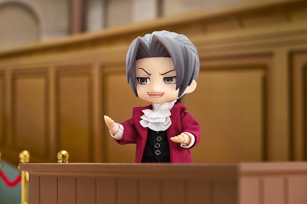 Good Smile Phoenix Wright: Ace Attorney Nendoroid Doll Miles Edgeworth, 5.51-Inch Figure - View 3