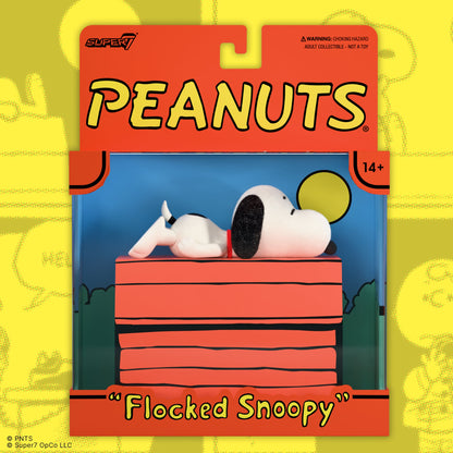 Super7 Peanuts ReAction Sleeping Snoopy (Flocked) Action Figure - View 5