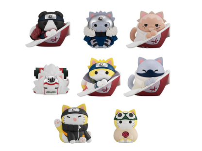 MegaHouse Naruto: Shippuden Nyaruto! Mega Cat Project The Bond Between Master and Disciple Box of 8 Random Figures (Reissue) - View 2