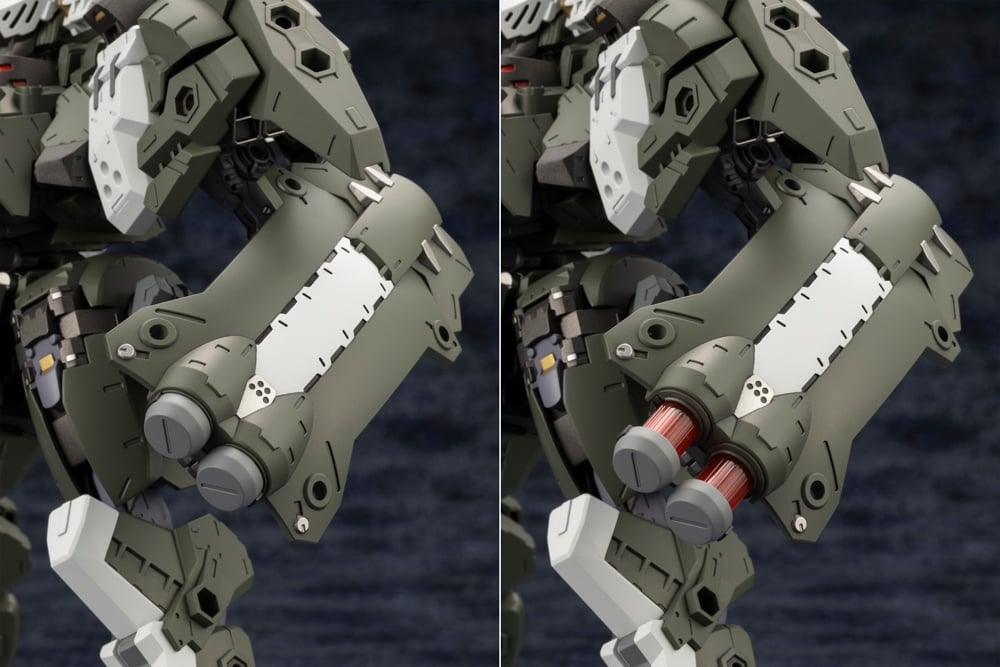 Kotobukiya Hexa Gear Bulkarm Wolfzerker 1/24 Scale Model Kit, 8.5-Inch - View 24