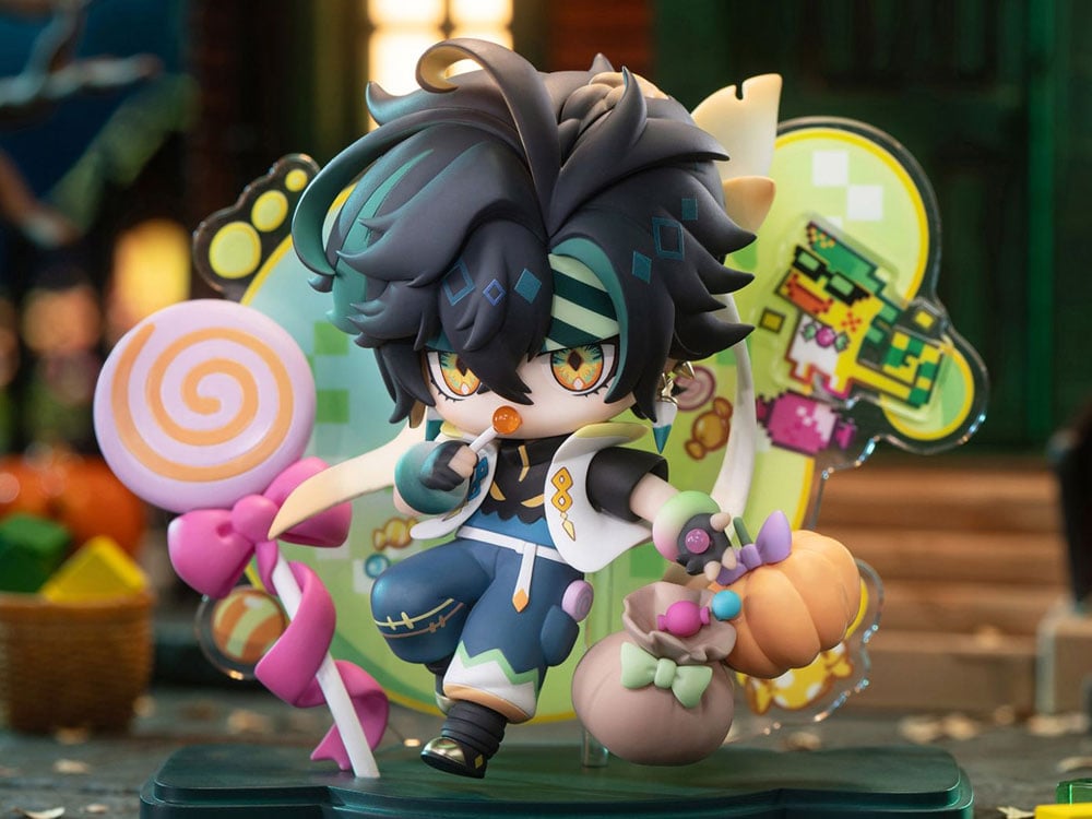 Apex Genshin Impact Twilight Whimsy Kinich Chibi Figure (With Bonus) 4-Inch - View 2
