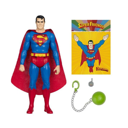 McFarlane Toys Super Friends DC Retro Superman Plastic Action Figure - View 7