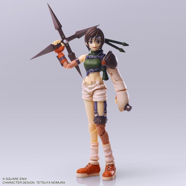 Square Enix Final Fantasy VII Bring Arts Yuffie Kisaragi Figure, 5-Inch - View 3