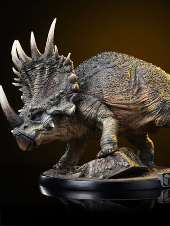 E9 Studio Dinosaur Series Styracosaurus Statue in PVC and Resin