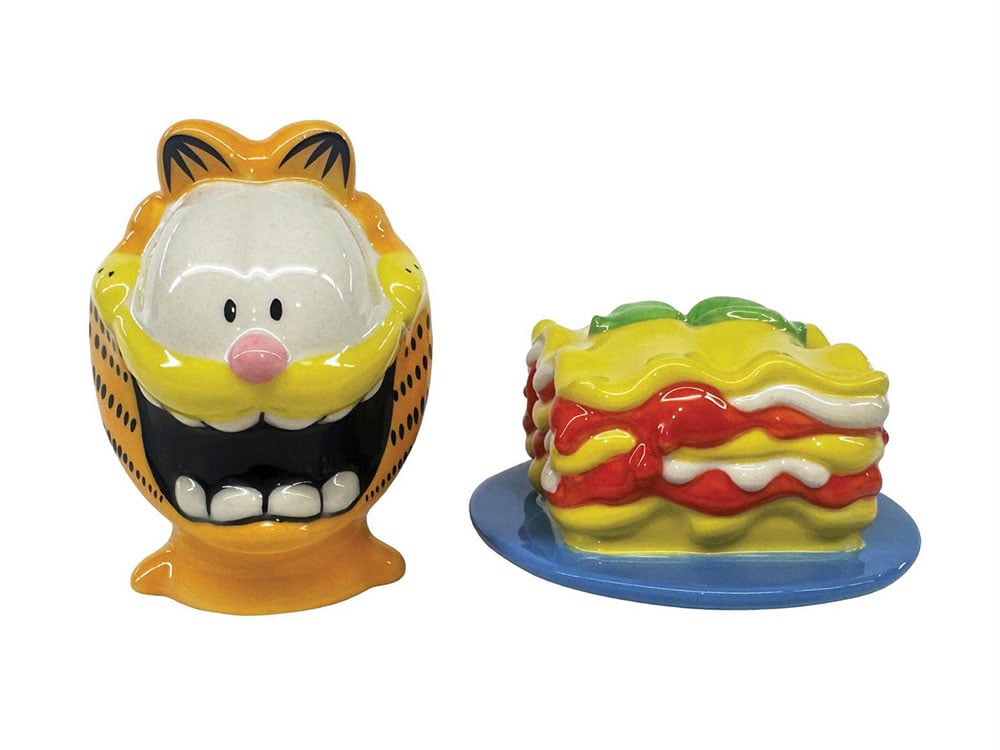Enesco Garfield and Lasagna Salt & Pepper Shaker Set - View 2