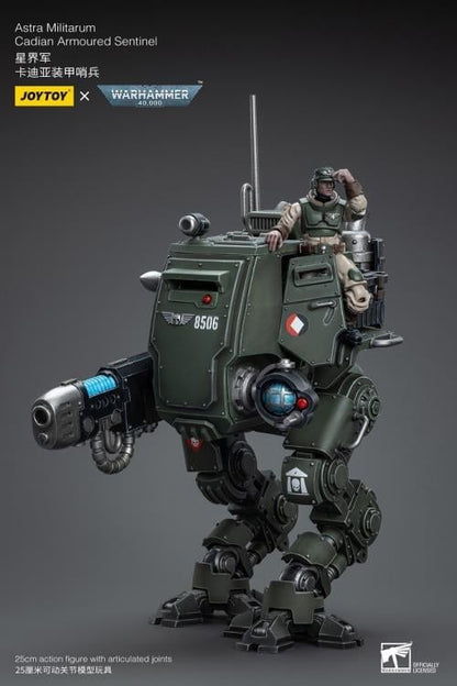 JoyToy Warhammer 40K Astra Militarum Cadian Armoured Sentinel 1/18 Scale Plastic Action Figure - View 8