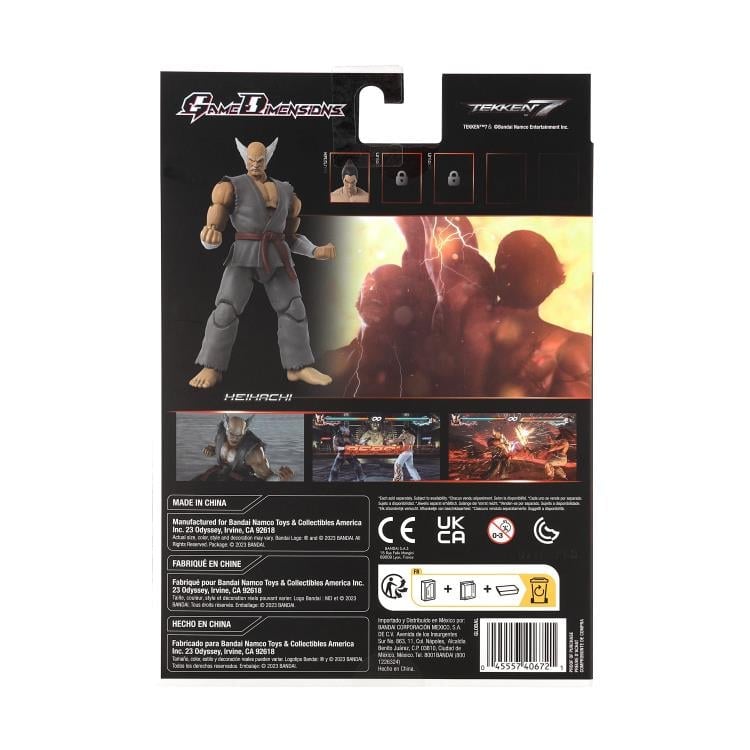 Bandai Tekken 7 GameDimensions Heihachi Mishima 8-Inch Action Figure - View 15
