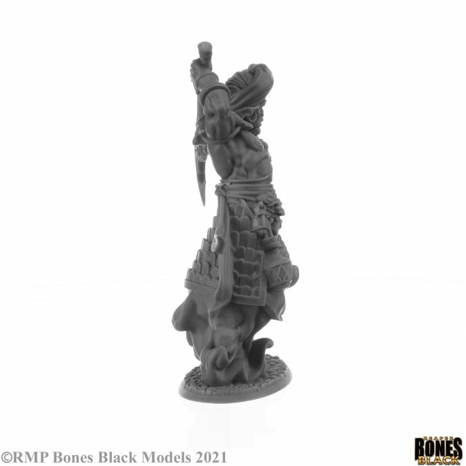 Reaper Miniatures Bones Black Elemental Scions Miniatures Set (Air, Earth, Water, Fire) - View 10