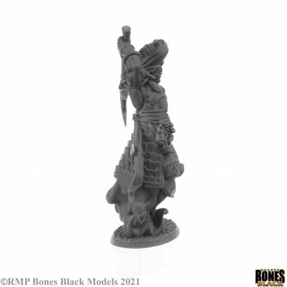 Reaper Miniatures Bones Black Elemental Scions Miniatures Set (Air, Earth, Water, Fire) - View 10