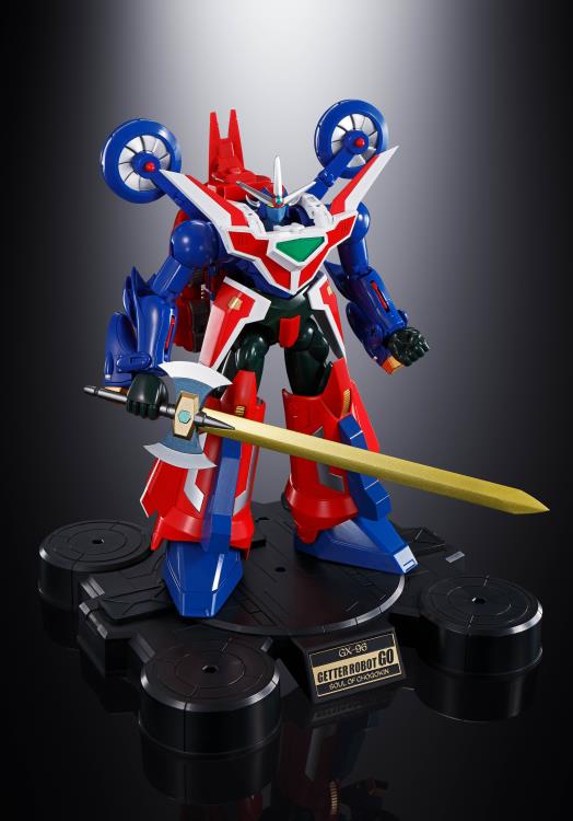 Bandai Tamashii Nations Getter Robot Go Soul of Chogokin GX-96X G Armriser Figure 8-Inch - View 7