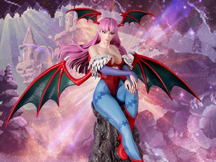 First 4 Figures Darkstalkers Morrigan Aensland True Form Ultra (Player 2 Variant) 7.7-Inch PVC Statue - View 2