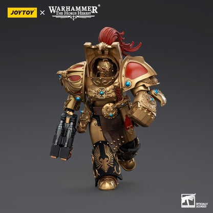 JoyToy Warhammer The Horus Heresy Legio Custodes Aquilon Terminator Squad Aquilon with Twin-Linked Adrathic Destructor 1/18 Scale Action Figure - View 6