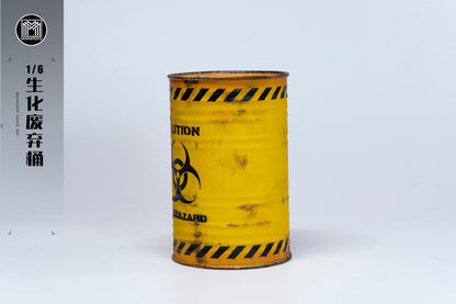 MMMToys Biohazard Waste Bin 1/6 Scale Metal Accessory - View 4